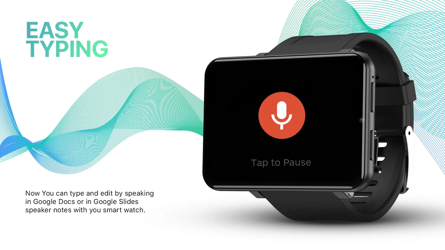 2.86 Inch Big Screen DM100 Smart Watch Android 7.1 OS Phone 3 GB 32GB 5MP Camera