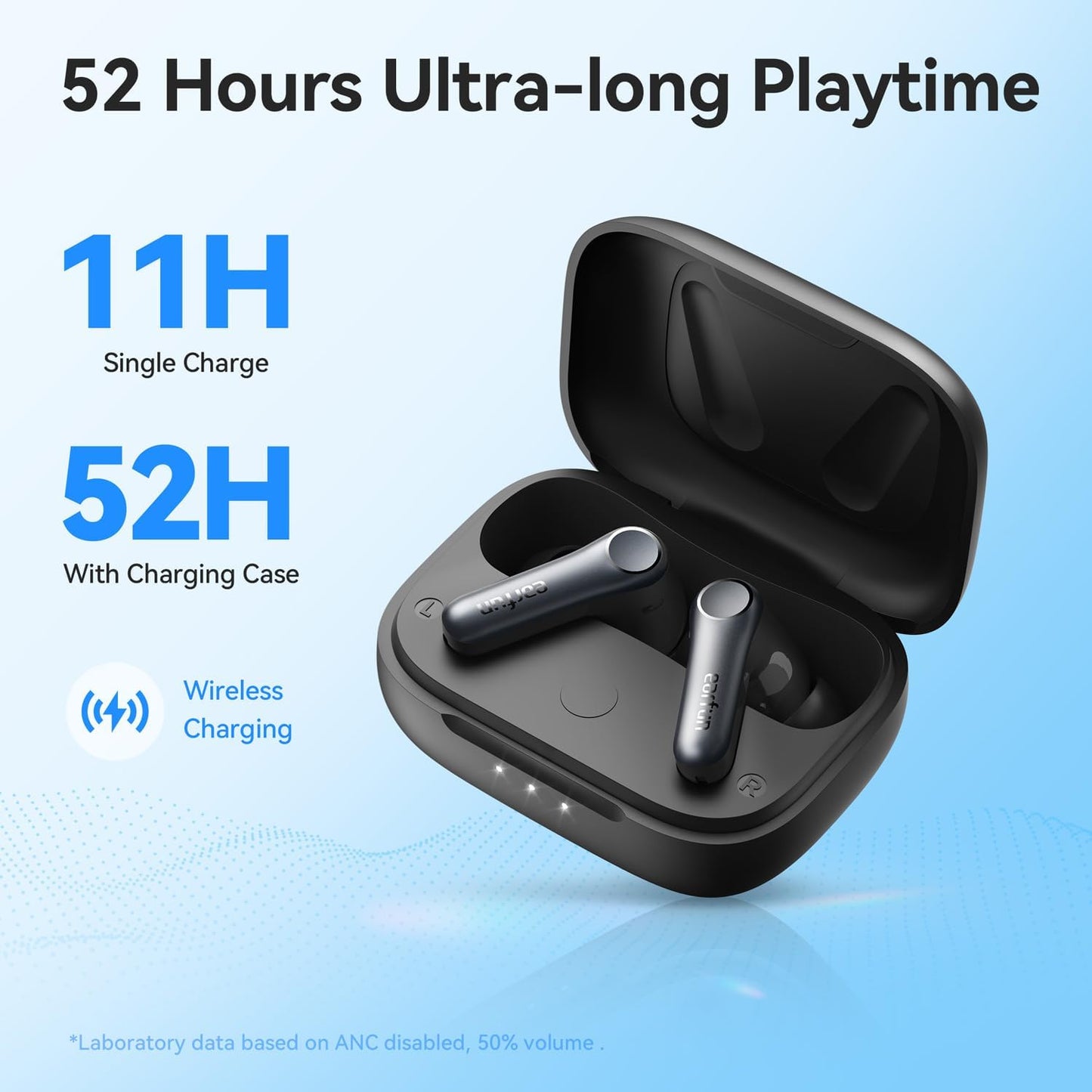 EarFun Air Pro 4 Adaptive Hybrid Noise Cancelling Wireless Earbuds Bluetooth