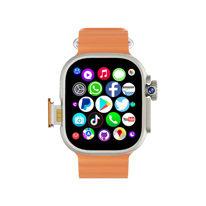 DW100 Pro 5G LTE Smartwatch Fingerprint Unlock Control Smart Watch 512GB