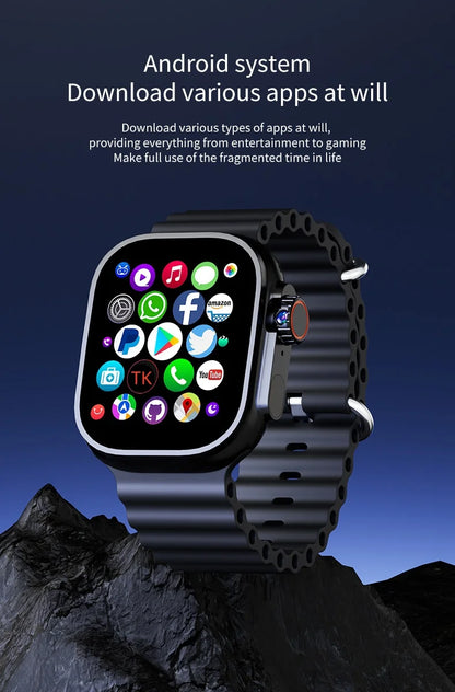 DW100 Pro 5G LTE Smartwatch Fingerprint Unlock Control Smart Watch 512GB