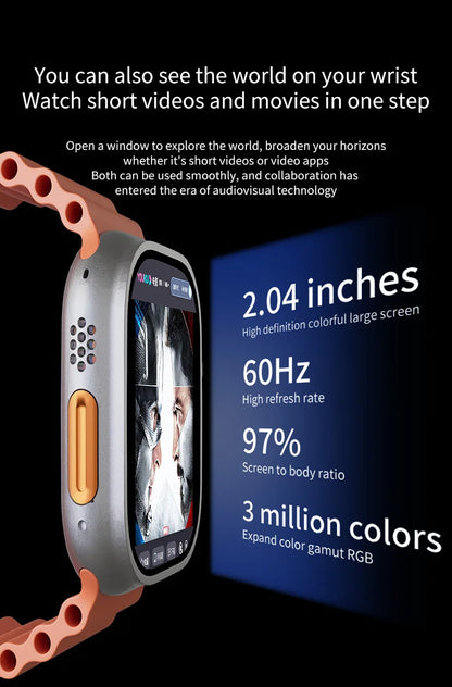 DW100 Pro 5G LTE Smartwatch Fingerprint Unlock Control Smart Watch 512GB