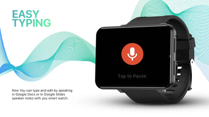 2.86 Inch Big Screen DM100 Smart Watch Android 7.1 OS Phone 3 GB 32GB 5MP Camera